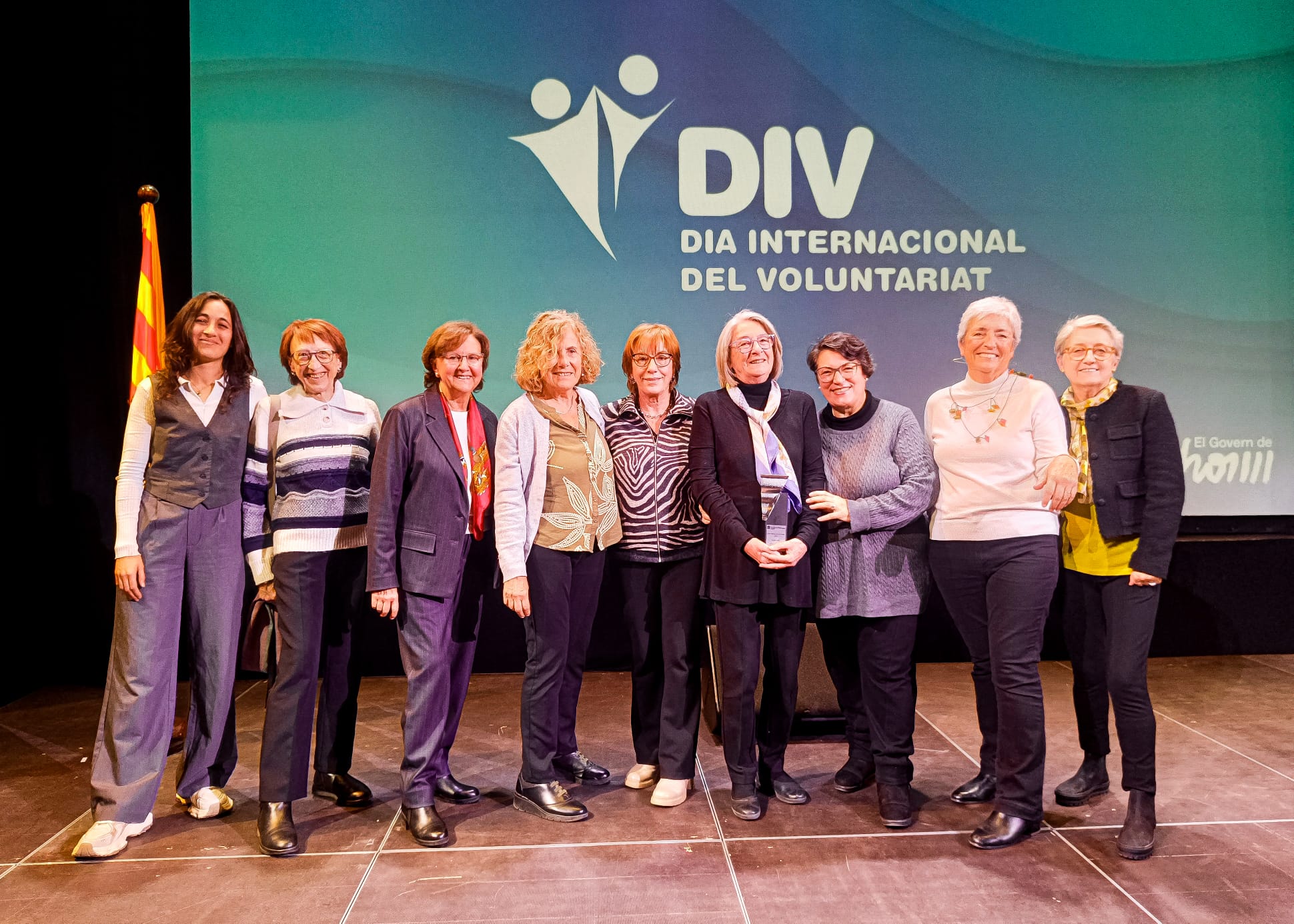 Dret a Morir Dignament Catalunya hem guanyat el segon Premi al Voluntariat 2025, atorgat per la Generalitat de Catalunya